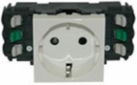Розетка Legrand Mosaic DLP 2К+3 белая 2М