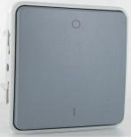 Переключатель двухполюсный 10AX - 250В Legrand Plexo IP55 серый