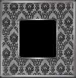 Рамка на 4 поста, VINTAGE TAPESTRY, гор./верт, цвет DECORNOIR- Bright Chrome
