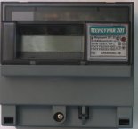 Счетчик электроэнергии Меркурий 201.22 5(60)А однофазный однотарифный ЖК на DIN-рейку с PLC-модемом