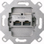 МЕХАНИЗМ RJ45 X2 8/8  КАТЕГОРИЯ 6