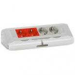 БР 4X2К+З +3RJ45 Кат6 UTP 1м