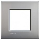 LivingLight Рамка AIR 1 пост, цвет Матовый никель