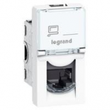 Розетка RJ45 Legrand Mosaic Кат.6 UTP 1М
