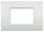 LivingLight Рамка AIR 3 модуля, цвет Белый жемчуг