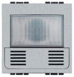 LivingLight Выключатель ИК+УЗ, цвет алюминий