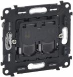Розетка компьютерная двойная RJ45 Legrand Valena In`Matic категория 5e