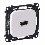 Розетка HDMI с накладкой Legrand Valena Allure белый