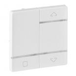 Лицевая панель радиоприемного выключателя, приводов жалюзи Legrand Valena LIFE MyHome Play Zigbee белая