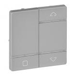 Лицевая панель радиоприемного выключателя, приводов жалюзи Legrand Valena LIFE MyHome Play Zigbee алюминий