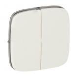 Лицевая панель двуклавишных выключателей 752005/752028 Legrand Valena Allure жемчуг