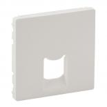 Лицевая панель одинарных розеток RJ45/RJ11 753042/753068/753070 Legrand Valena Life белая