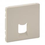 Лицевая панель одинарных розеток RJ45/RJ11 753042/753068/753070 Legrand Valena Life сл. кость