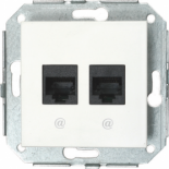 телеф.роз,6 конт+копм.роз.RJ45,8 конт.6 кат.