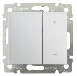 Светорегулятор (диммер) нажимной 600Вт Legrand Valena Classic белый