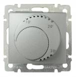 Терморегулятор теплых полов с датчиком 16А Legrand Valena Classic алюминий