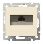 Розетка компьютерная одинарная RJ45 категории 5e UTP Legrand Valena Classic слоновая кость