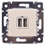Зарядное устройство двойное USB 1500мА Legrand Valena Classic слоновая кость