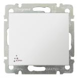 Выключатель одноклавишный влагозащищенный IP44 10А 250В Legrand Valena Classic белый