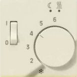 JUNG LS 990 БежНакладка регулятора теплого пола(мех.FTR231U) (LSFTR231PL)