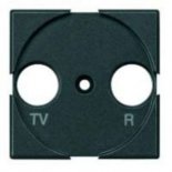 Axolute Лицевая панель для розеток TV + FM, цвет антрацит