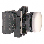 Сигнальная лампа Schneider Electric XB5AVM1 22мм 230-240В белая