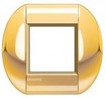 LivingLight Рамка овальная, 1 пост, цвет Золото