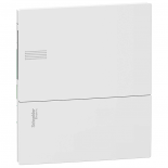 Бокс встраиваемый с белой дверцей Schneider Electric Mini Pragma на 8 модулей с клеммниками N+PE
