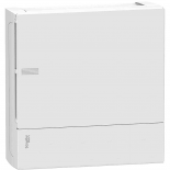 Бокс навесной с белой дверцей Schneider Electric Mini Pragma на 8 модулей с клеммниками N+PE