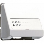 JUNG CD 500/CD plusБел Корпус для разъемов с полем для надписи 23х59мм (CD554WW)