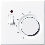 JUNG LS 990Беж Термостат комнатный, 10(4)А, ~ 24v, 50/60 Hz (TRLS241)