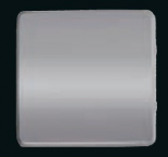 Клавиша широкая без подсветки, Bright Chrome