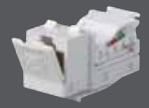 Информационный разъем RJ45 cat.5E,  черный