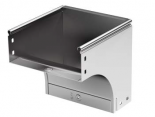 DKC Угол CPO 90 горизонтальный 90° 100х80 INOX (36022inox)