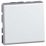Переключатель Legrand Mosaic - 2М алюминий