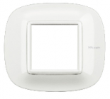 Axolute декоративные накладки в форме эллипса, White, цвет белый Corian, на 2 модуля