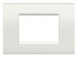 LivingLight Рамка прямоугольная, 3 модуля, цвет Белый
