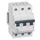 Автоматический выключатель Legrand RX3 4,5кА 50А 3-полюсный, характеристика C