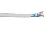 ITK Кабель связи витая пара F/UTP, категория 6 4х2х23AWG solid, 305м, серый