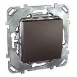 Выключатель одноклавишный Schneider Electric Unica Top графит