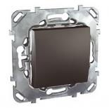 Переключатель одноклавишный Schneider Electric Unica Top графит