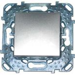 Переключатель одноклавишный Schneider Electric Unica Top алюминий
