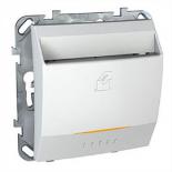 Выключатель карточный Schneider Electric Unica белый