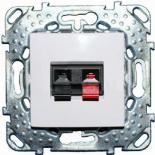 Розетка акустическая Schneider Electric Unica белая