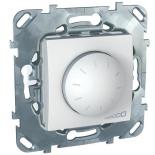 Светорегулятор (диммер) электронный поворотный универсальный 400W Schneider Electric Unica белый