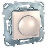 Светорегулятор (диммер) электронный поворотный универсальный 400W Schneider Electric Unica бежевый