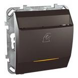Выключатель карточный с выдержкой времени Schneider Electric Unica Top графит
