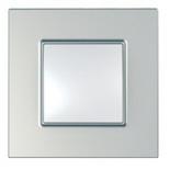 Рамка на один пост Schneider Electric Unica Quadro серебряная