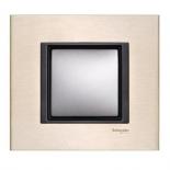 Рамка на один пост Schneider Electric Unica Class лунный алюминий