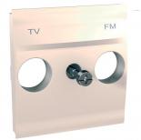 Центральная плата TV-FM розетки Schneider Electric Unica бежевая